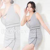 デイジーストア キャバドレスフロントジップ ワンショルダー | Dazzy | 詳細画像12 