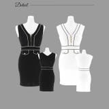 キャバドレス フロントジップ バイカラー | Dazzy | 詳細画像10 