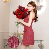 明日花キララ着用[SMLサイズ]ツイードフロントジップスリットチェーンショルダー… | Dazzy | 詳細画像3 