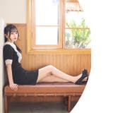 [SMLサイズ]襟付きフロントケミカルレース半袖Aラインミニドレス | Dazzy | 詳細画像14 