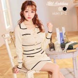 キャバドレス パールボタン バイカラー | Dazzy | 詳細画像2 