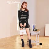 キャバドレス パールボタン バイカラー | Dazzy | 詳細画像5 