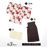 [3点SET]古典牡丹柄二尺袖・袴 | Dazzy | 詳細画像11 