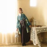 [3点SET]百合×薔薇ブーケ二尺袖・袴 | Dazzy | 詳細画像7 