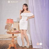 [SMLサイズ]グリッタースパンコールフレアオフショルタイトミニドレス | Dazzy | 詳細画像6 