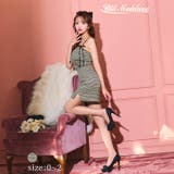 [0~2サイズ][桜井みづき着用]千鳥格子バッグオープンチェーンキャミソールタイ… | Dazzy | 詳細画像1 