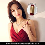 ワンカラーカシュクールスリットキャミソールタイトミニドレス | Dazzy | 詳細画像3 
