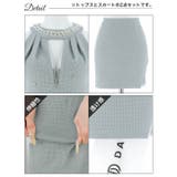 ワッフルネックビジューストーンアメスリタイトミニセットアップ[XS~L 4サイズ… | Dazzy | 詳細画像11