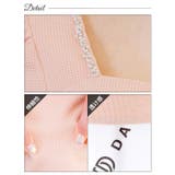 ワッフルスクエアビジューVカットペプラム半袖タイトミニドレス[SML 3サイズ展… | Dazzy | 詳細画像11 