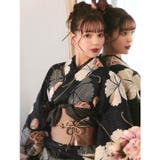 黒撫子×手鞠柄浴衣【2025年新作 YUKATA by | Dazzy | 詳細画像6 