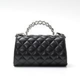 [2way]キルティングツイストシルバーショルダー＆ハンドバッグ | Dazzy | 詳細画像7 