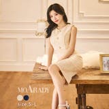 [MOARADY]ラメパールボタンビジューノースリーブタイトミニドレス[SML … | Dazzy | 詳細画像1 