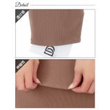 [MOARADY]バイカラージップペプラムベルト付きノースリーブタイト膝丈ドレス… | Dazzy | 詳細画像11 