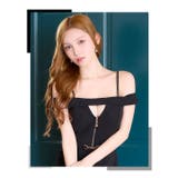 フロントジップホールベルトモチーフオフショルタイトミニドレス[SML 3サイズ展… | Dazzy | 詳細画像14 