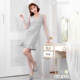 [明日花キララ着用] ラメツイード長袖シアーベルトモチーフマーメイドミニドレス[… | Dazzy | 詳細画像3 