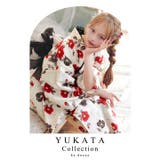 レトロ紅椿柄浴衣【2025年新作 YUKATA by | Dazzy | 詳細画像12 