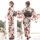 レトロ紅椿柄浴衣[品番：DY000032340]｜Dazzy（デイジー）の