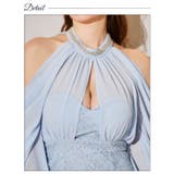 スパンコールチェックビジューオープンショルダータイトミニドレス | Dazzy | 詳細画像11