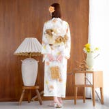 [ワンピース浴衣] [4点SET] 白地×パステルポピー柄浴衣【2025年新作 | Dazzy | 詳細画像9 