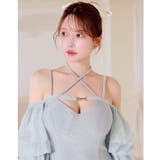 [2way] 2wayチュールボレロ付きグリッターキャミソールタイトミニドレス … | Dazzy | 詳細画像4 