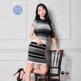 マルチボーダー半袖ニットワンピース [カジュアル/dazzy closet] | Dazzy | 詳細画像5 