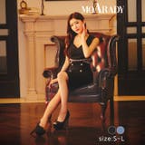 [MOARADY][姉ドレス]ノースリーブウエストカットビジューボタンタイト膝丈… | Dazzy | 詳細画像3 