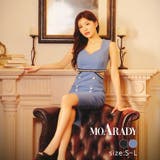 [MOARADY][姉ドレス]ノースリーブウエストカットビジューボタンタイト膝丈… | Dazzy | 詳細画像6 