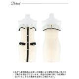 [SML 3サイズ展開] バイカラーフラワーレースビジューオフショルタイトミニド… | Dazzy | 詳細画像12 