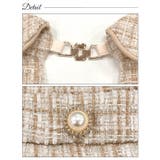 [SML 3サイズ展開] 襟付きツイードチェックファスナーノースリーブタイトミニ… | Dazzy | 詳細画像10 