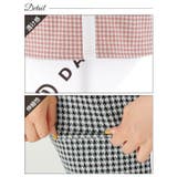 [SML 3サイズ展開] スクエア千鳥格子ラインパールビジュー半袖タイトミニセッ… | Dazzy | 詳細画像13 