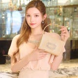 [2way] シャイニービジュースクエアハンドバッグ | Dazzy | 詳細画像2 