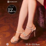  エナメルビジューコードストラップサンダル  | Dazzy | 詳細画像1 