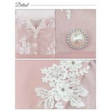 [SML 3サイズ展開] フラワーレース刺繍スリットフリルオフショルタイトミニド… | Dazzy | 詳細画像12 