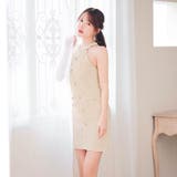 ラメツイードパールビジューアメスリタイトミニドレス[SML/3サイズ展開] | Dazzy | 詳細画像6 