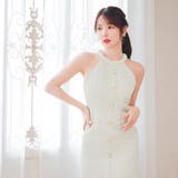 ラメツイードパールビジューアメスリタイトミニドレス[SML/3サイズ展開] | Dazzy | 詳細画像8 