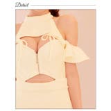 [SML 3サイズ展開]フロントジップアメスリカットフリルオフショルタイトミニド… | Dazzy | 詳細画像15 