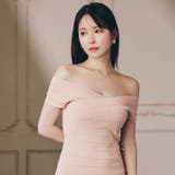 ヌーディカシュクールオフショルニットタイトワンピース [カジュアル dazzy | Dazzy | 詳細画像4 