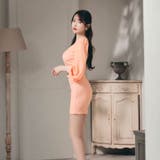 フロントジップチェーンラメシフォンスリーブタイトミニドレス[SML 3サイズ展開… | Dazzy | 詳細画像8 