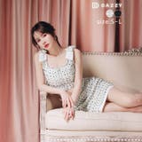 ショルダーリボンパールボタンツイードタイトミニセットアップ[SML 3サイズ展開… | Dazzy | 詳細画像7 