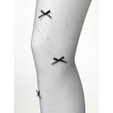 シャイニーラインストーンリボンストッキング [ レディース | Dazzy | 詳細画像5 