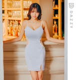 美くびれ爆誕!!輝くビジューウエストカットキャミソールタイトミニ丈キャバドレス | Dazzy | 詳細画像22 