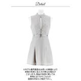 ノースリーブ 谷間ジップ ビジュー | Dazzy | 詳細画像15 