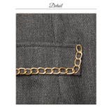 キャミソールウエストカットフェイクポケットチェーンタイトミニ丈キャバドレス[SM… | Dazzy | 詳細画像13 