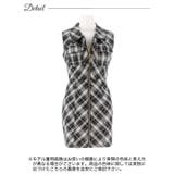 襟付き ノースリーブ チェック柄 | Dazzy | 詳細画像10 