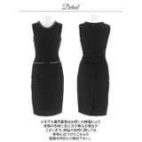 [MOARADY][姉ドレス]輝くグリッターツイード×ビジューラインノースリーブ… | Dazzy | 詳細画像14 