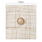 輝くラメツイードに美デコルテ叶う谷間ジップ×シアー長袖タイトミニ丈キャバドレス[… | Dazzy | 詳細画像15 