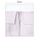 [伊藤桃々着用]えちえちクロス肩見せオフショル胸元ジップ×輝くツイードビジュータ… | Dazzy | 詳細画像16 