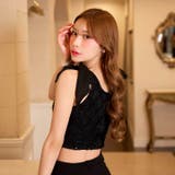 ファスナースパンコールリボン袖マーメイドミニ丈セットアップキャバドレス[SML … | Dazzy | 詳細画像5 