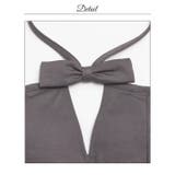 ホルターネックリボンホールプリーツマーメイドミニ丈キャバドレス | Dazzy | 詳細画像15 