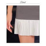 ホルターネックリボンホールプリーツマーメイドミニ丈キャバドレス | Dazzy | 詳細画像16 